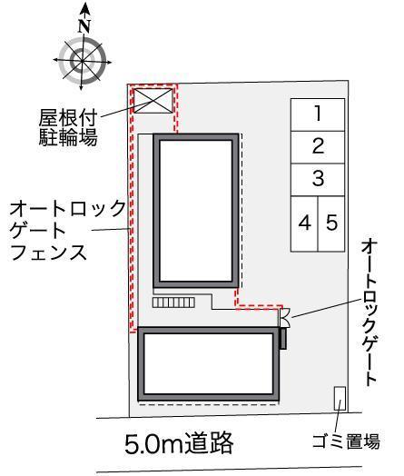 サンビームD(35910)の駐車配置図