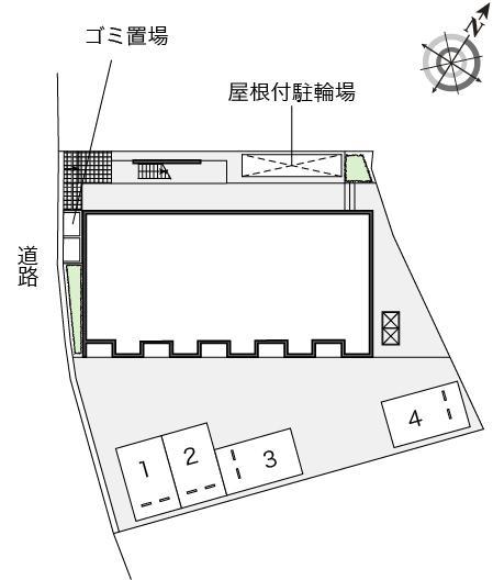 長尾元町Ⅲ(52553)の駐車配置図
