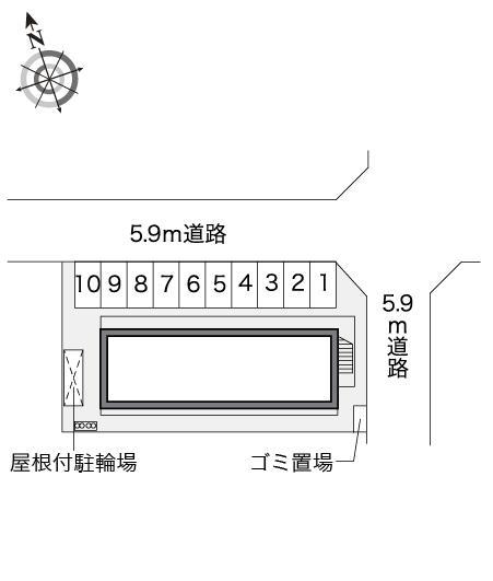 ヤチヨ(19329)の駐車配置図