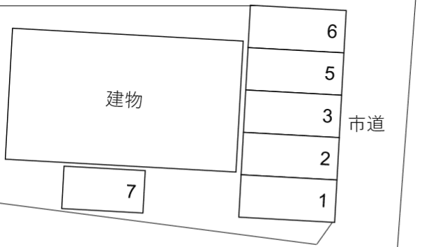 グラシア21の駐車配置図