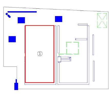 岡上の町第1の駐車配置図