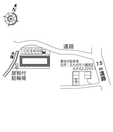 グランドゥール綾(31797)の駐車配置図