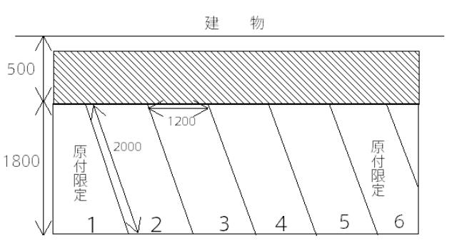 サン ヴィータ駐輪場の駐車配置図
