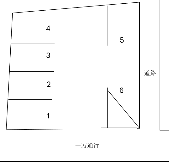 02・吉永駐車場の駐車配置図