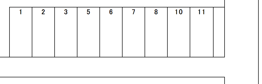 000007の駐車配置図