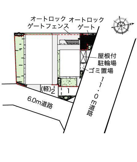 世田谷(42969)の駐車配置図