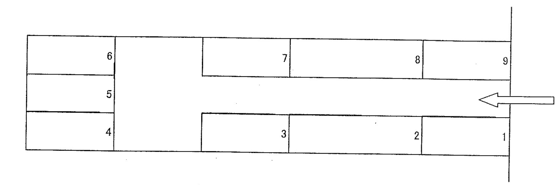 パーク加納神明町1の駐車配置図