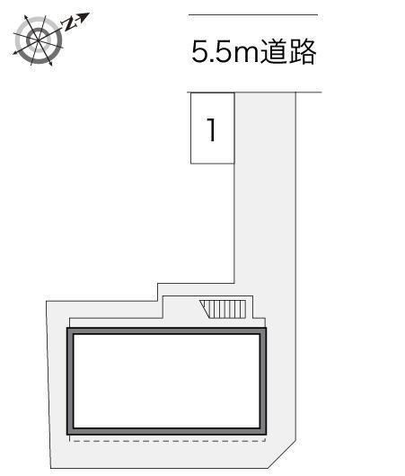 メルベーユ湘南B(22091)の駐車配置図
