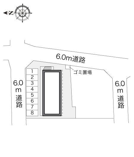 benettonⅣ(18524)の駐車配置図