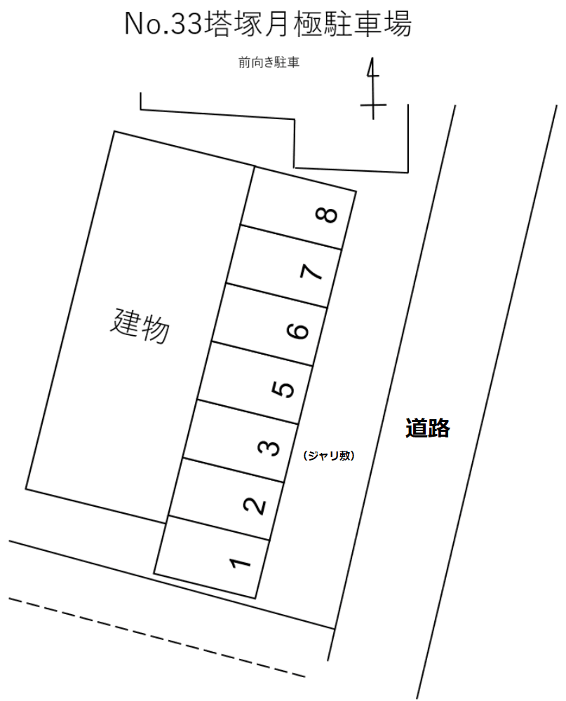 江南-33の駐車配置図