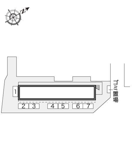 SビルTANNA(18732)の駐車配置図