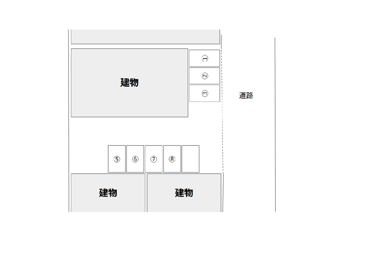 エルメゾン210の駐車配置図