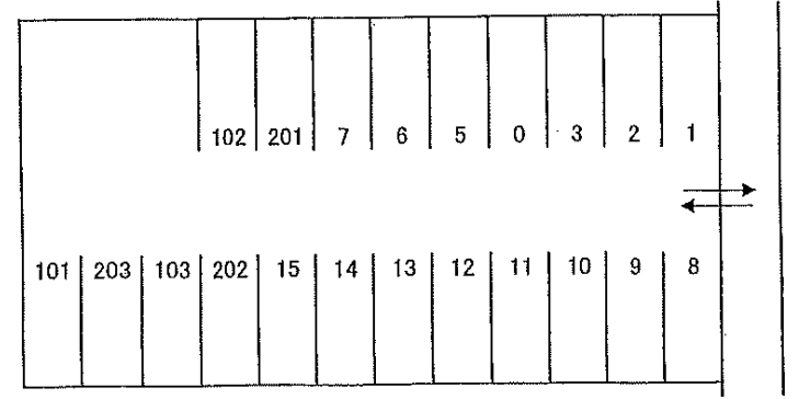 パーキング宮前の駐車配置図