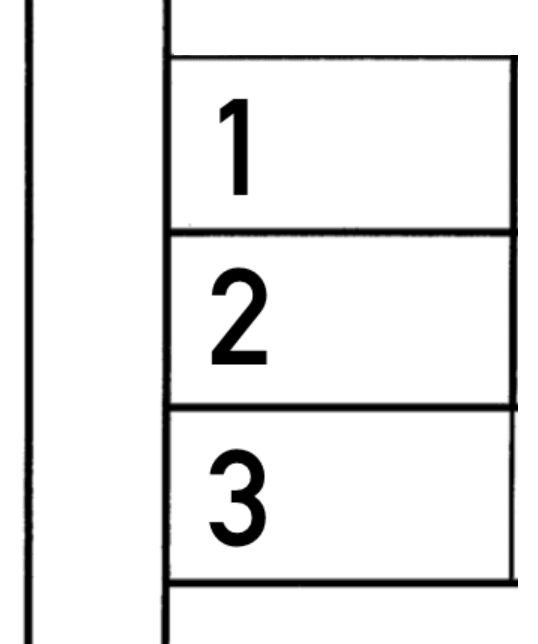 斎藤駐車場の駐車配置図