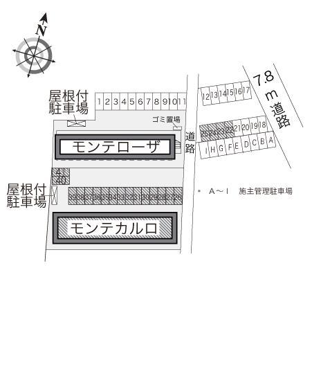 モンテカルロ(31754)の駐車配置図