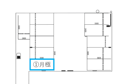 静岡駒形通第1の駐車配置図