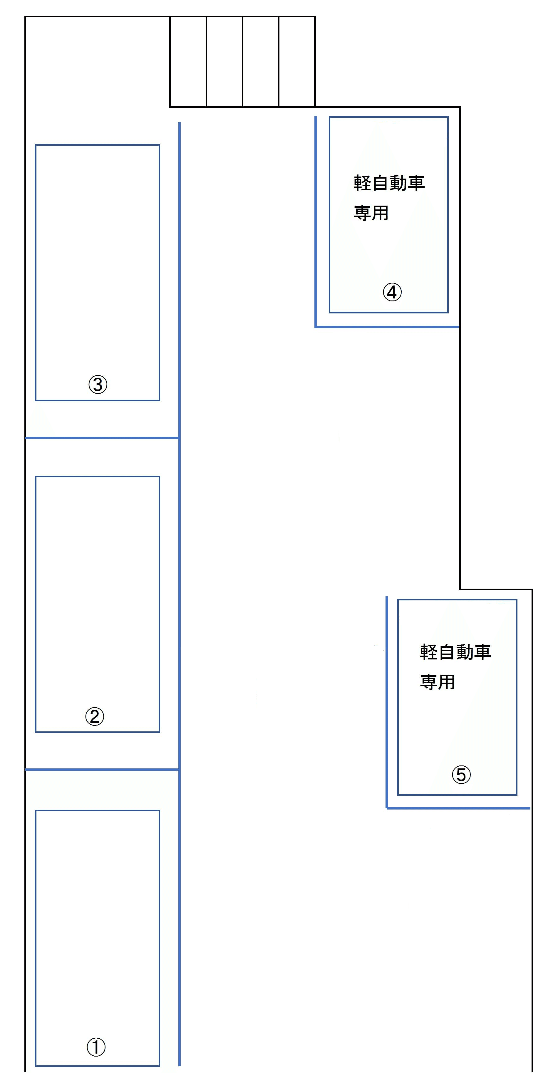 首里駅前駐車場の駐車配置図