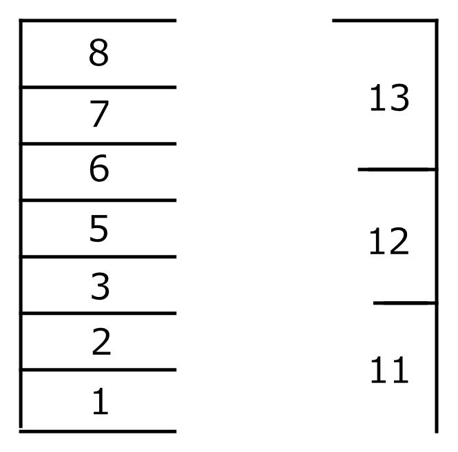 133明野町駐車場の駐車配置図