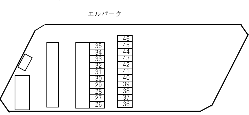 エルパークの駐車配置図