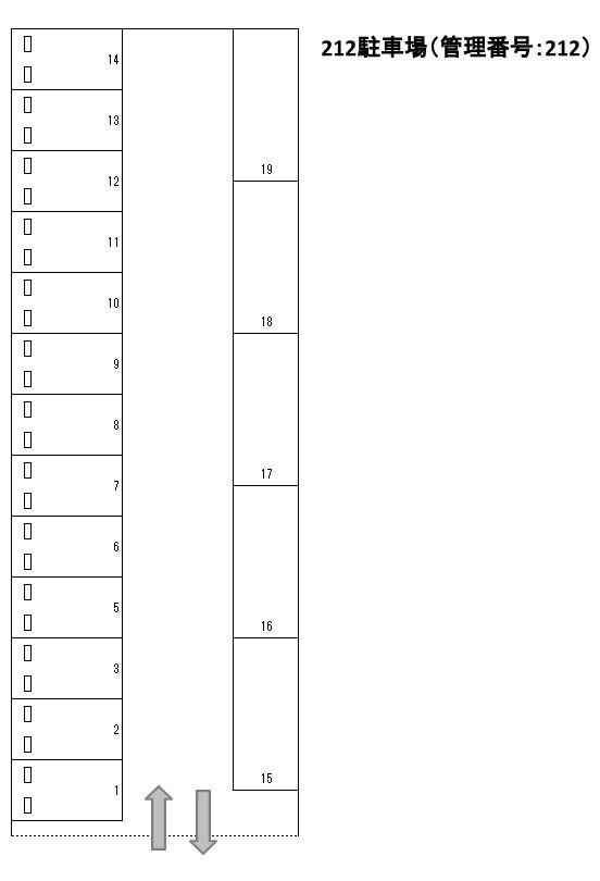 J-212の駐車配置図