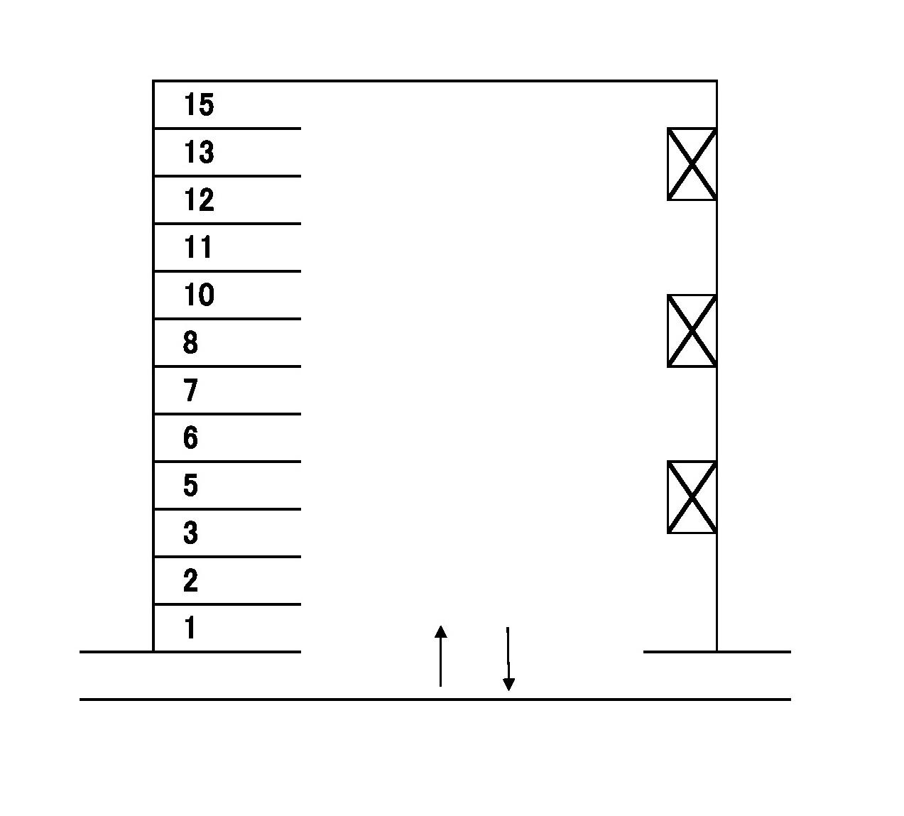 J-153の駐車配置図