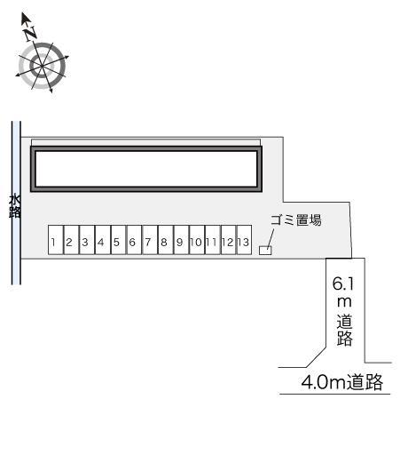 はいらいん鴻巣(23444)の駐車配置図