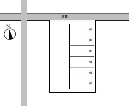 アマノパークの駐車配置図