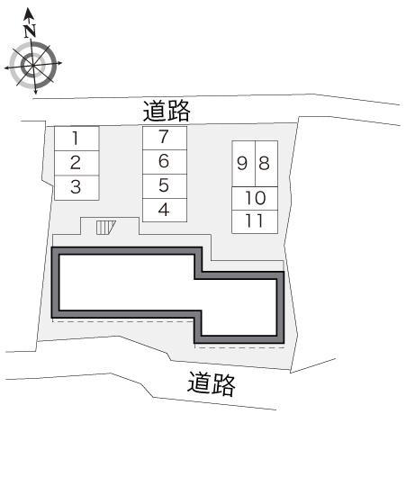 ZERO-ZONE(19712)の駐車配置図