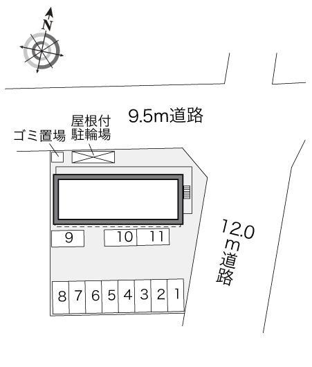 FUJI(28092)の駐車配置図