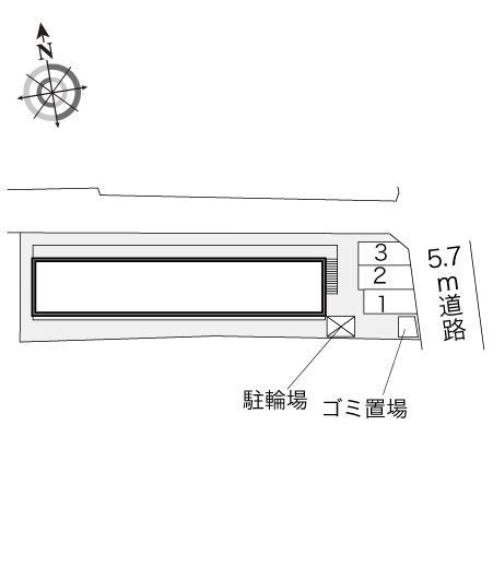 コンフォール メゾン(17806)の駐車配置図