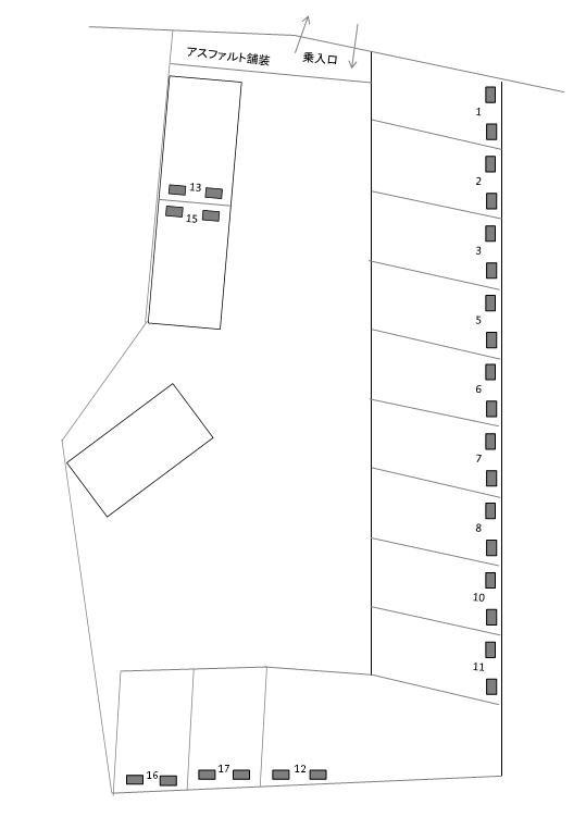 J-610の駐車配置図