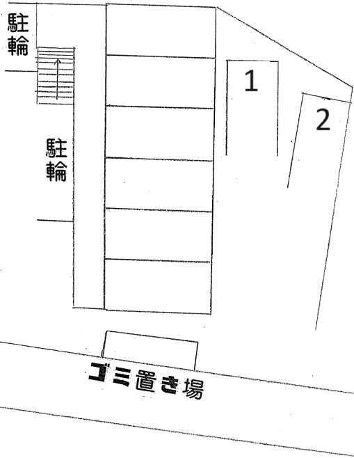 オリーブガーデンの駐車配置図