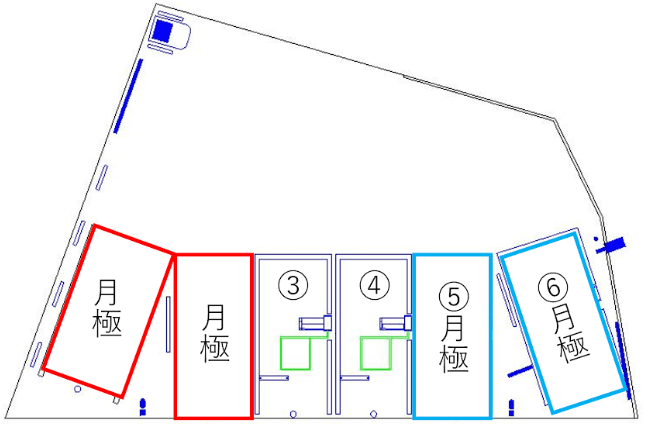 丘上町第1の駐車配置図