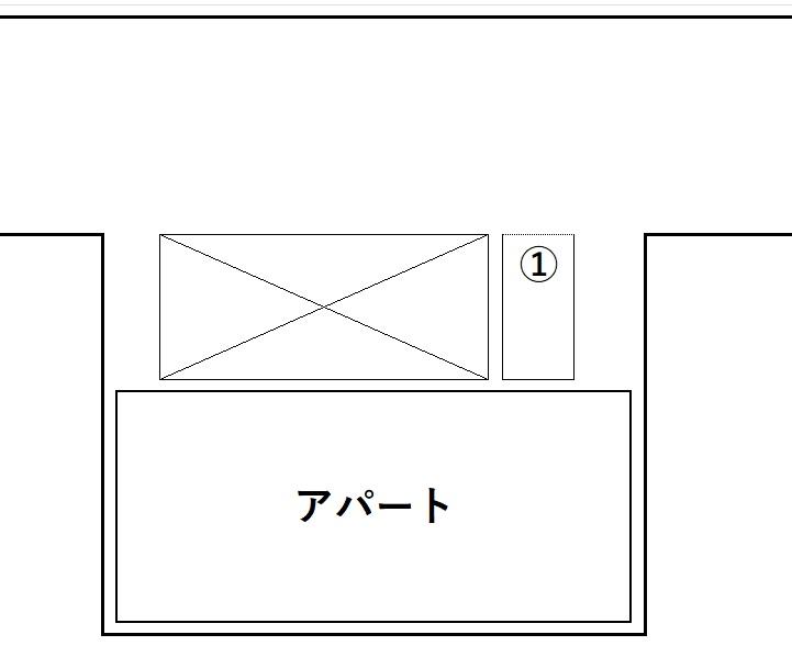 メゾン ベルA駐車場の駐車配置図