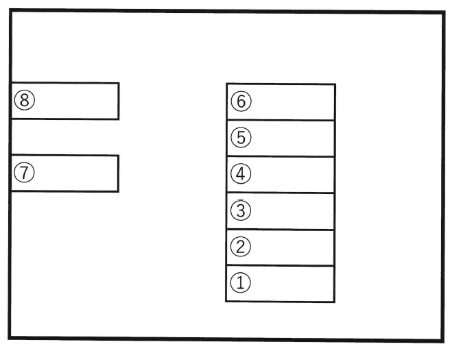 松山町駐車場の駐車配置図