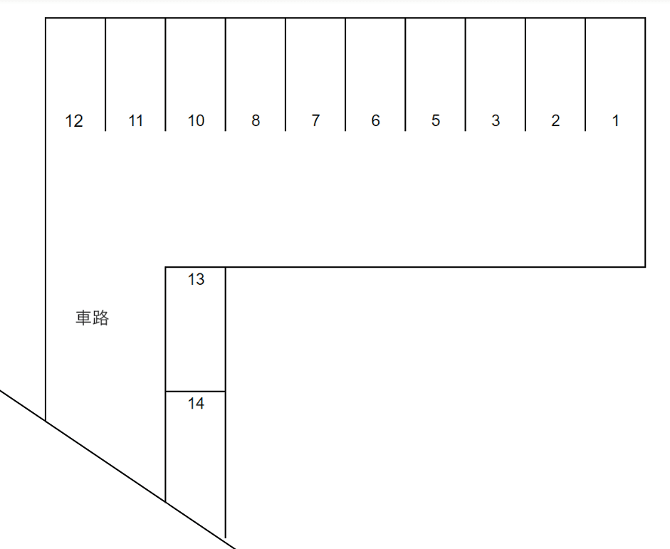 594の駐車配置図