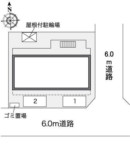 マ メゾンⅡ(35328)の駐車配置図