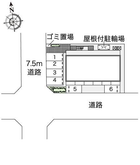 白金(44890)の駐車配置図
