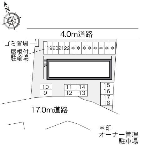 ベターフォーチュンⅡ(24834)の駐車配置図