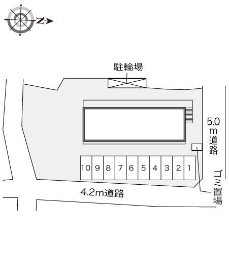 118Ⅲ(19292)の駐車配置図