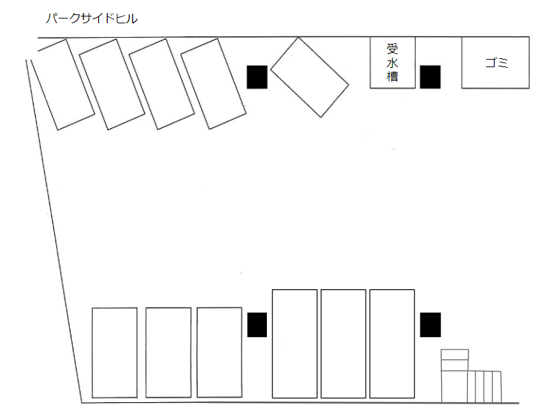 パークサイドヒルの駐車配置図