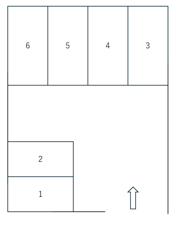 フレンドリーパーキングの駐車配置図
