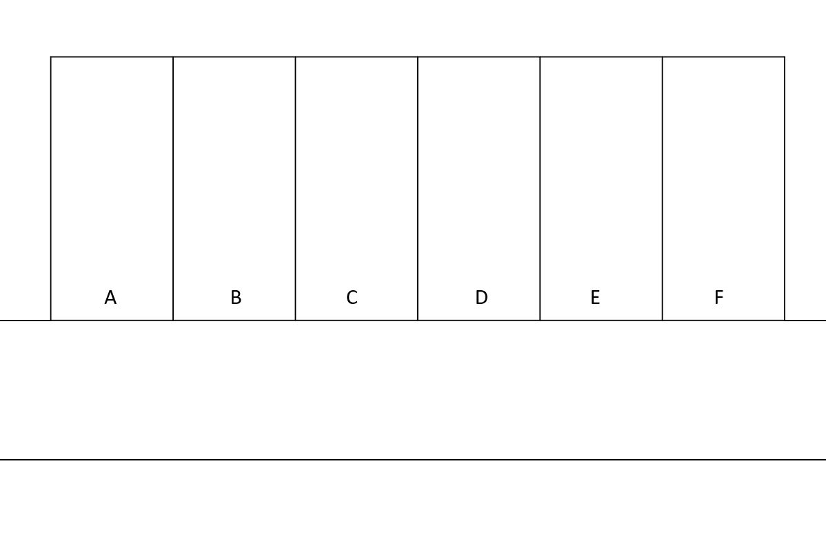 第2宇田川パーキングの駐車配置図