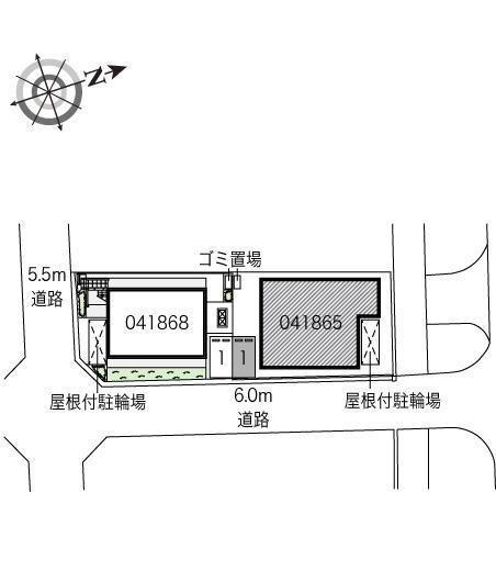 鳴尾A(41865)の駐車配置図