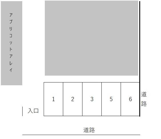 高橋駐車場の駐車配置図
