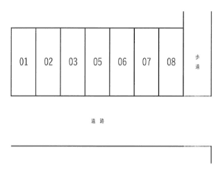1163駐車場の駐車配置図