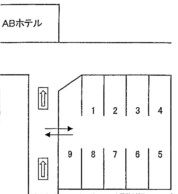 若草パーキング Ⅰの駐車配置図