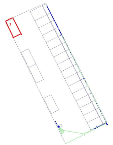 東金駅前第2の駐車配置図