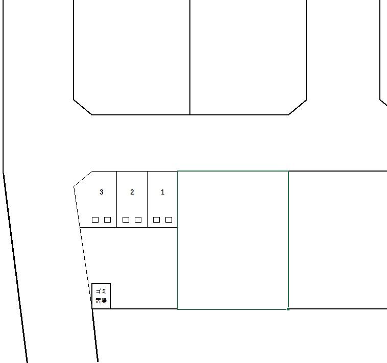 志田第2駐車場の駐車配置図