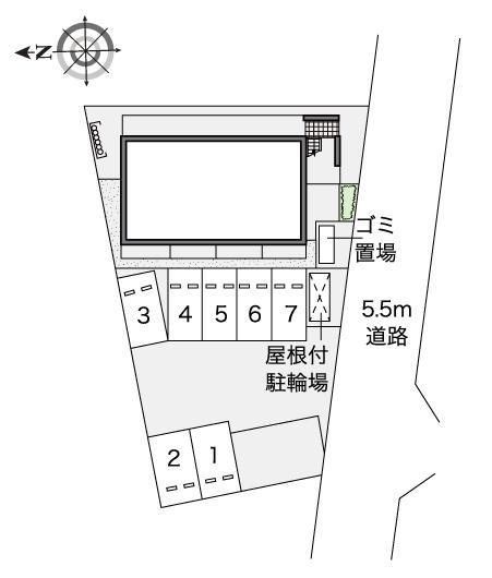 ピアニシモ(45796)の駐車配置図